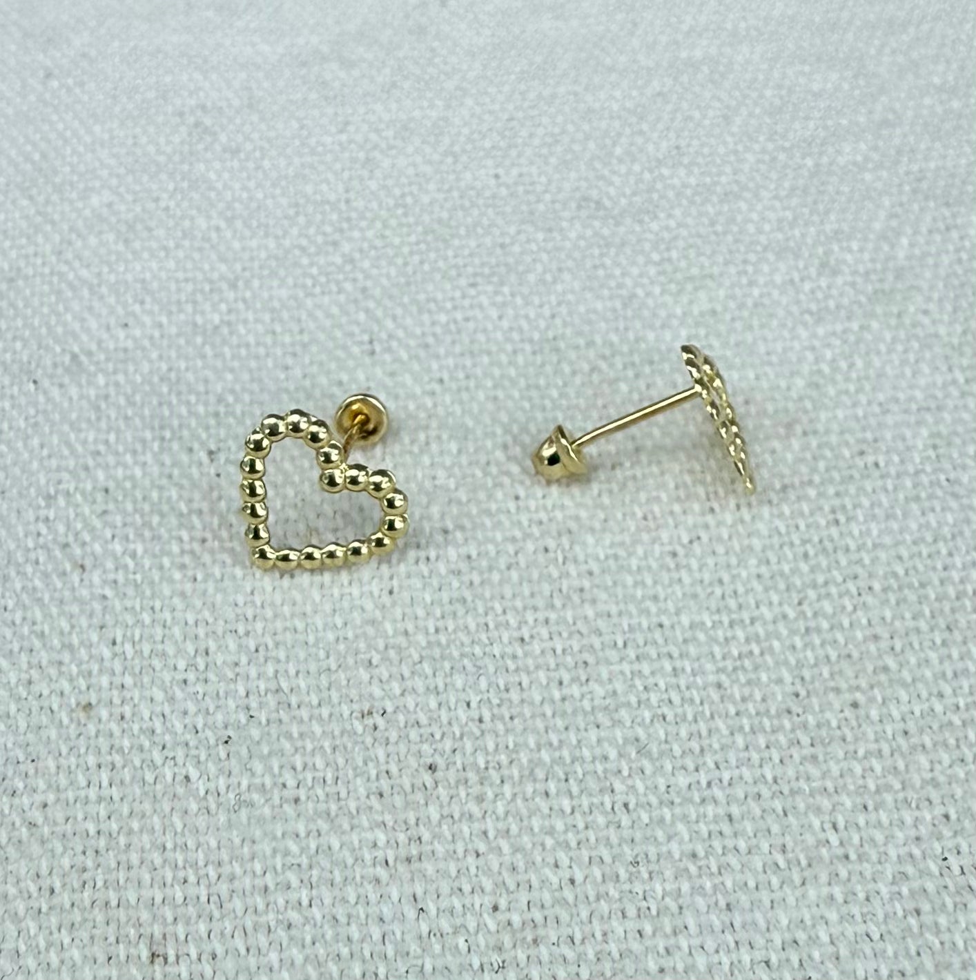TINY HEART EARRINGS