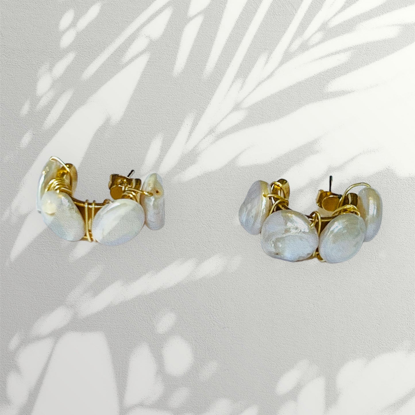 ARRACADA PERLA BARROCA