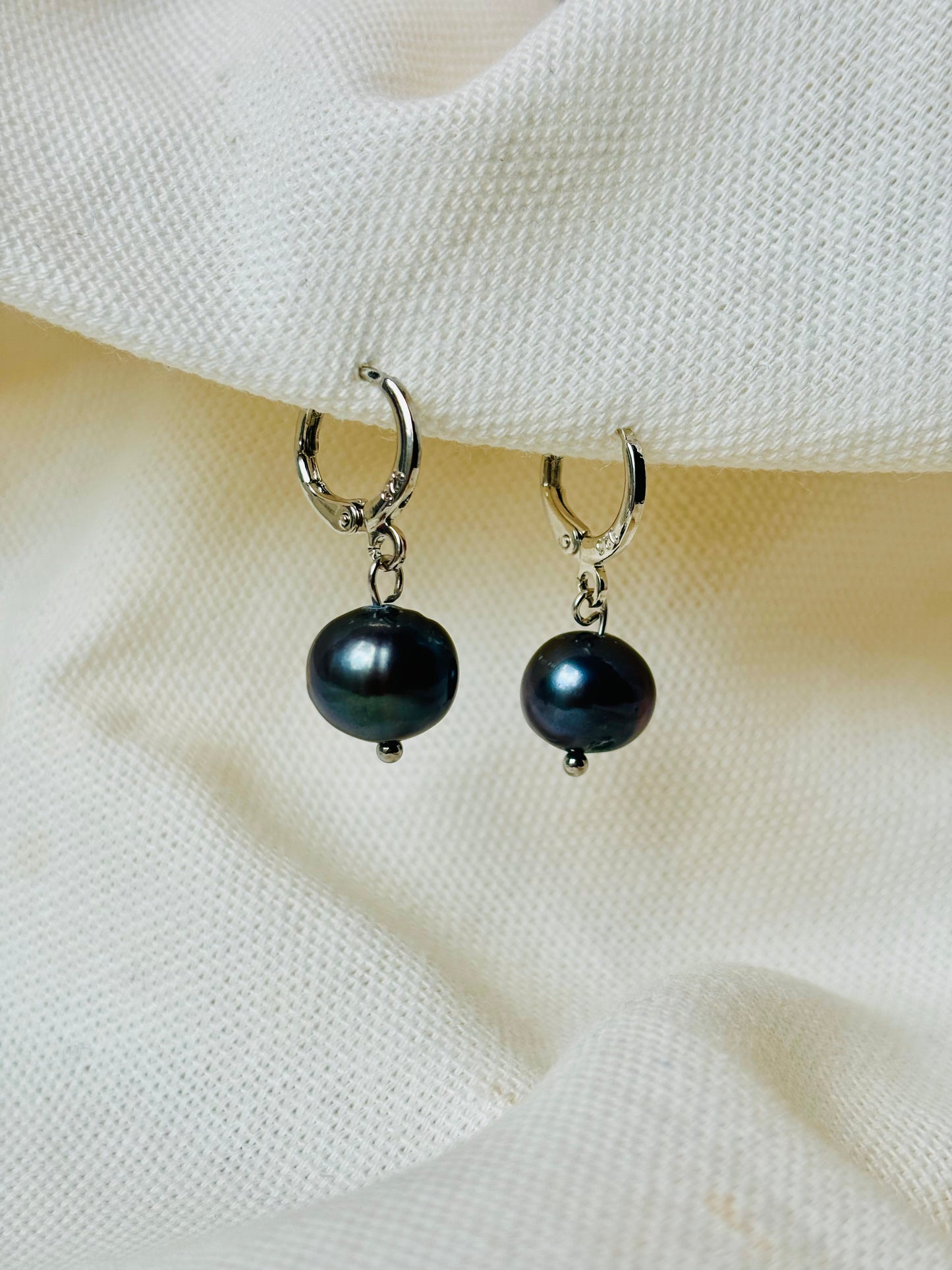 ARRACADAS DARK PEARL