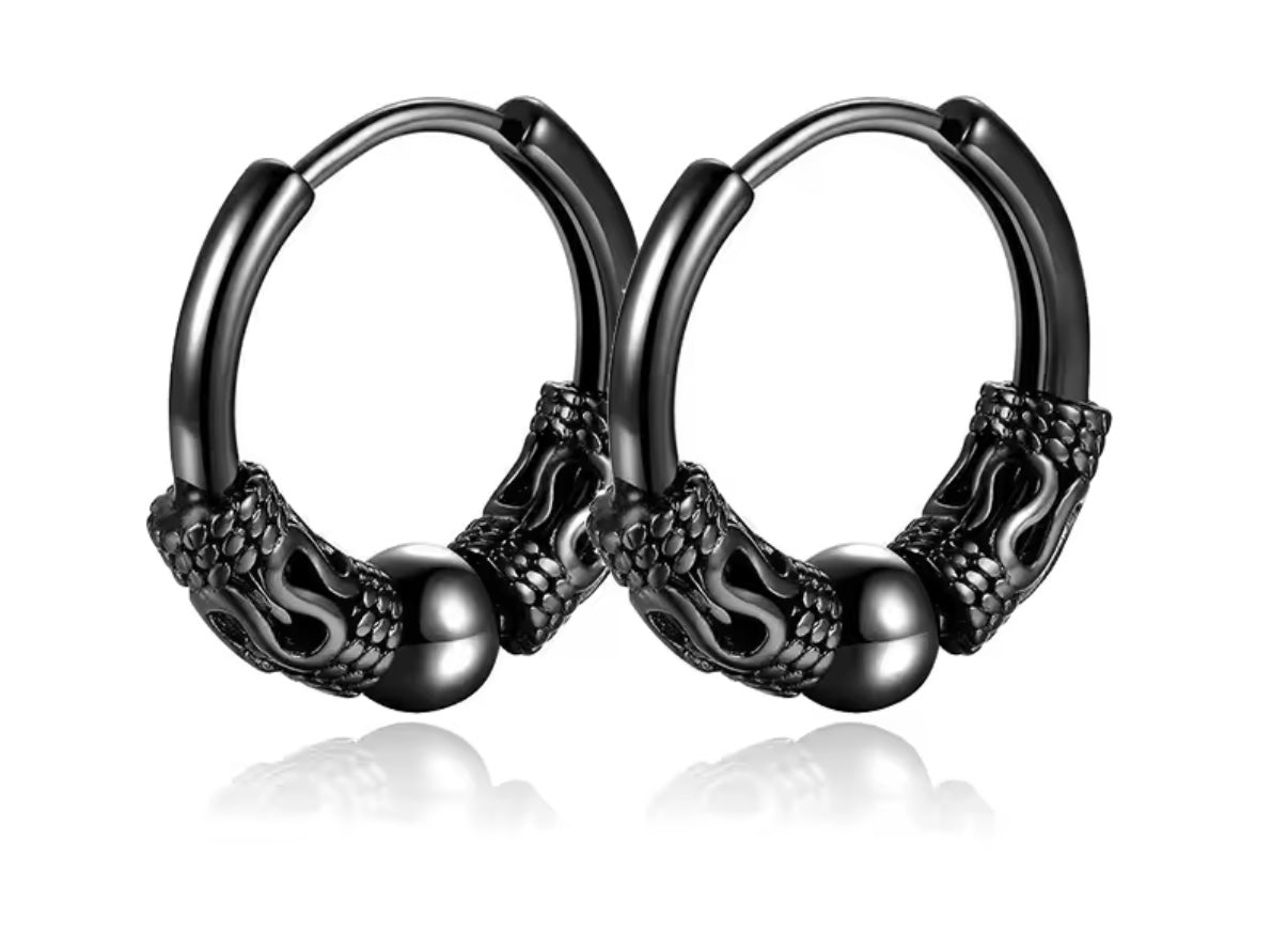 NOIR AND SPOOKY EARRINGS