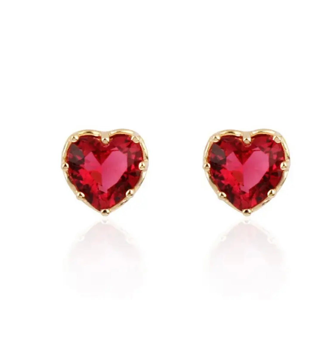 RED CUORE EARRINGS