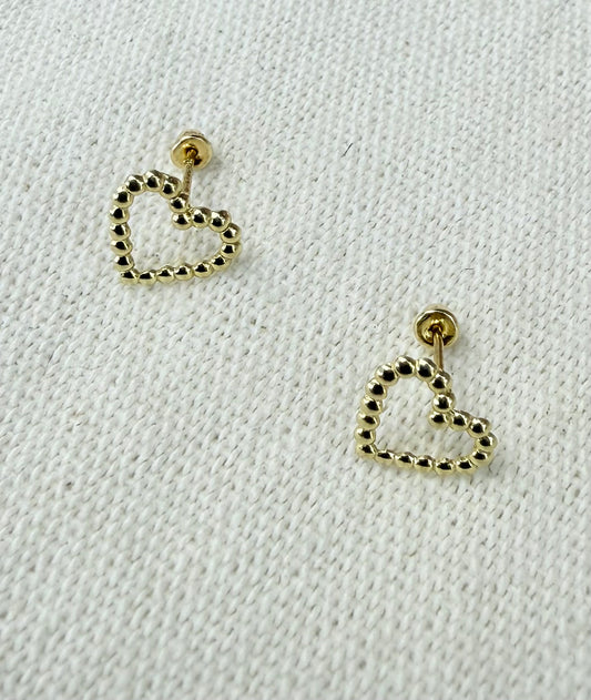 TINY HEART EARRINGS